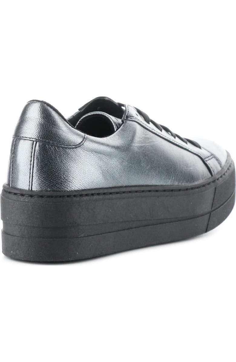 Bos. & Co. Maya Platform Sneaker, Alternate, color, Carbon Metallic Leather