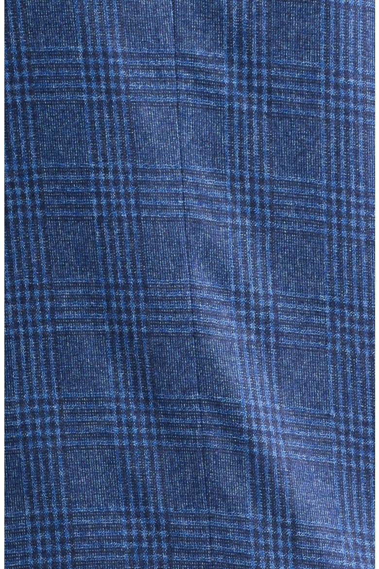 Bleecker Two-Button Wool Blend Plaid Suit, Alternate, color, BLUE