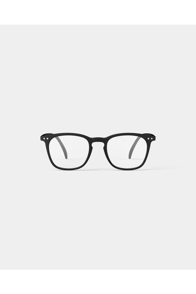 #E 49mm Trapeze Reading Glasses, Main, color, Black
