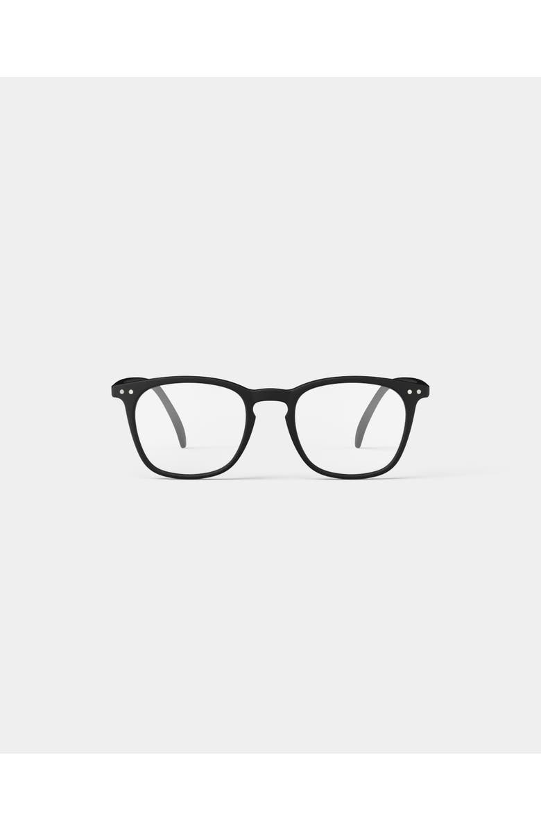 IZIPIZI #E 49mm Trapeze Reading Glasses, Main, color, Black