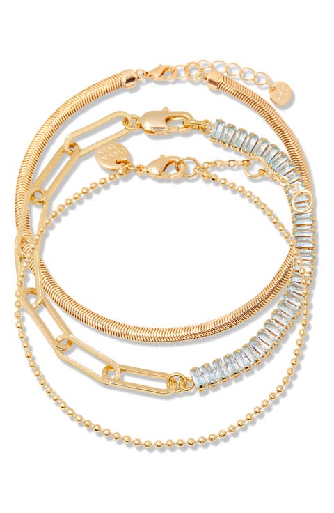 Priya Birthstone Tennis Bracelet Set