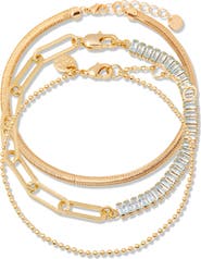 Brook and York Priya Birthstone Tennis Bracelet Set