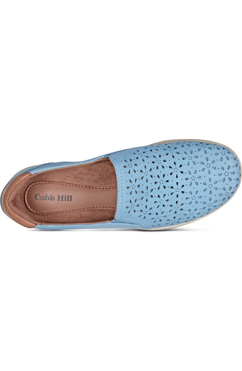 Rockport Cobb Hill Lenoir Slip-On Sneaker, Alternate, color, Light Blue