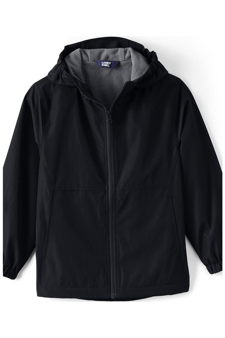 School Uniform Kids Rain Jacket, Alternate, color, Black