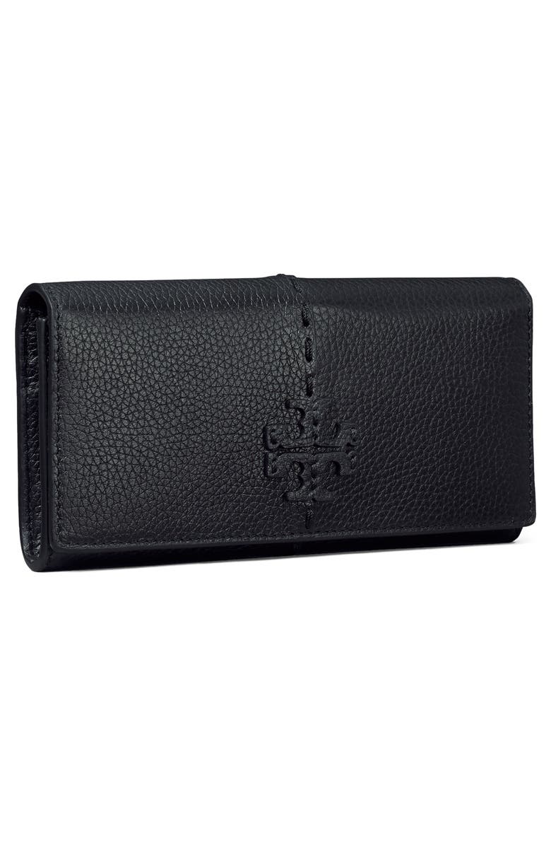 Tory Burch McGraw Leather Envelope Wallet, Alternate, color, 