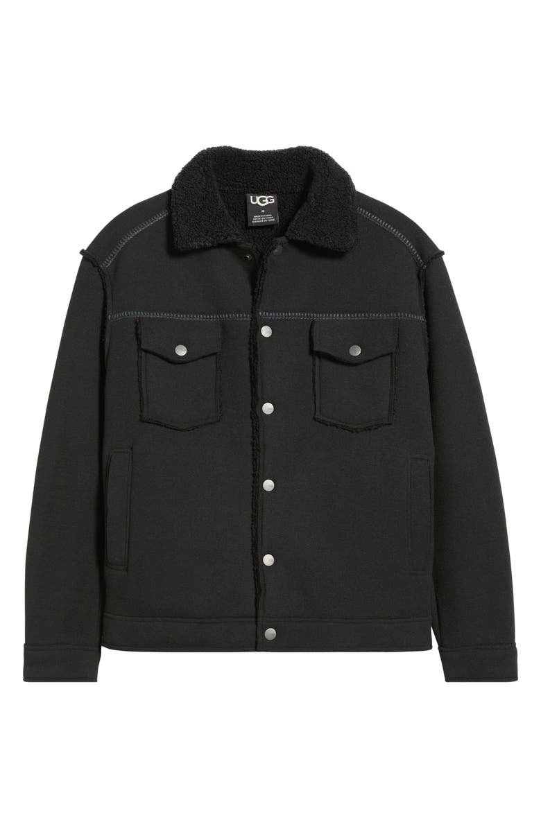 UGG<sup>®</sup> Janson UGGfluff Jacket II, Alternate, color, Black