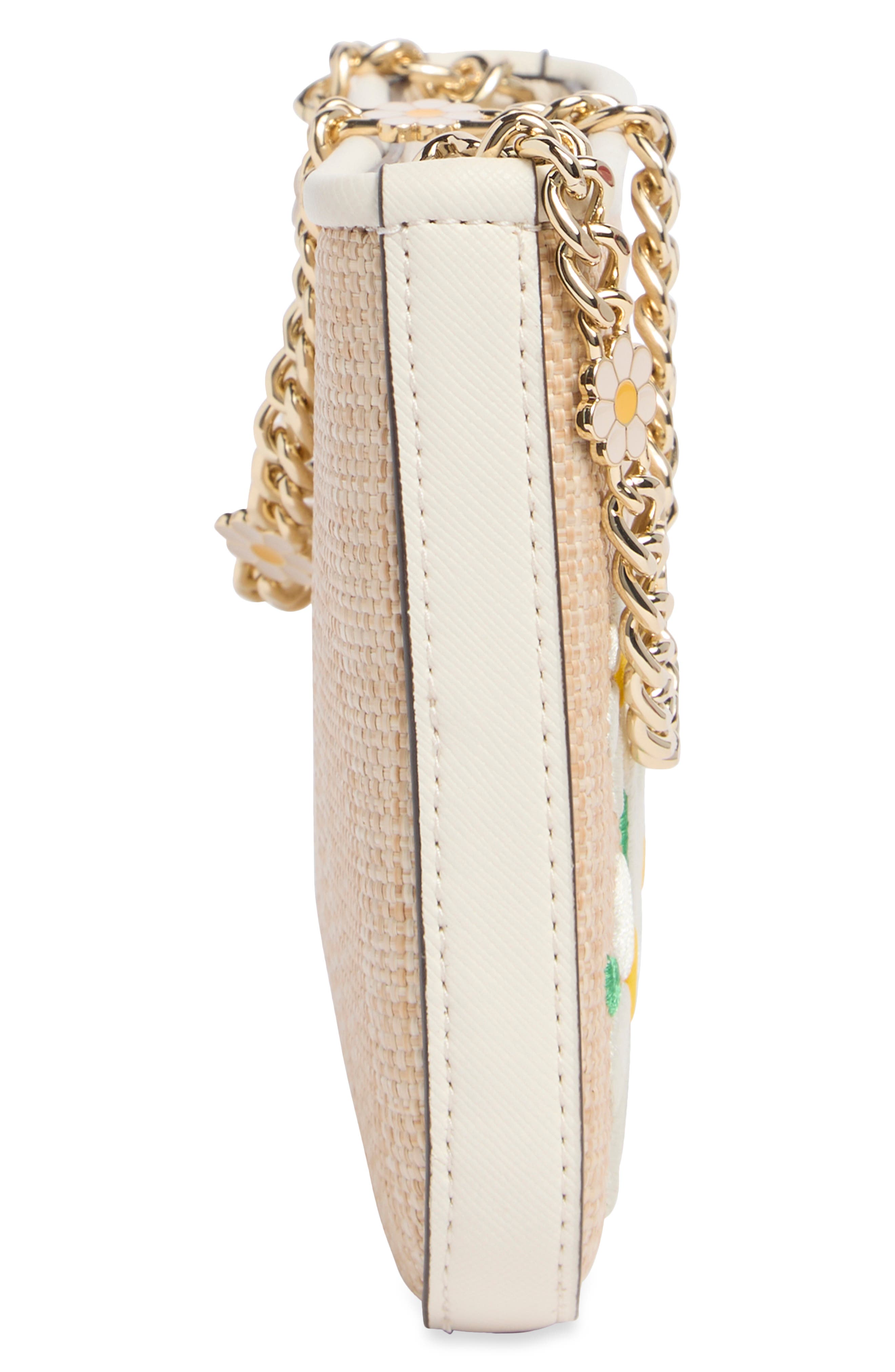 Day Tripper Straw Pochette, Alternate, color, MERINGUE MULTI