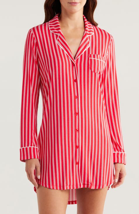 Red pajama dress sale