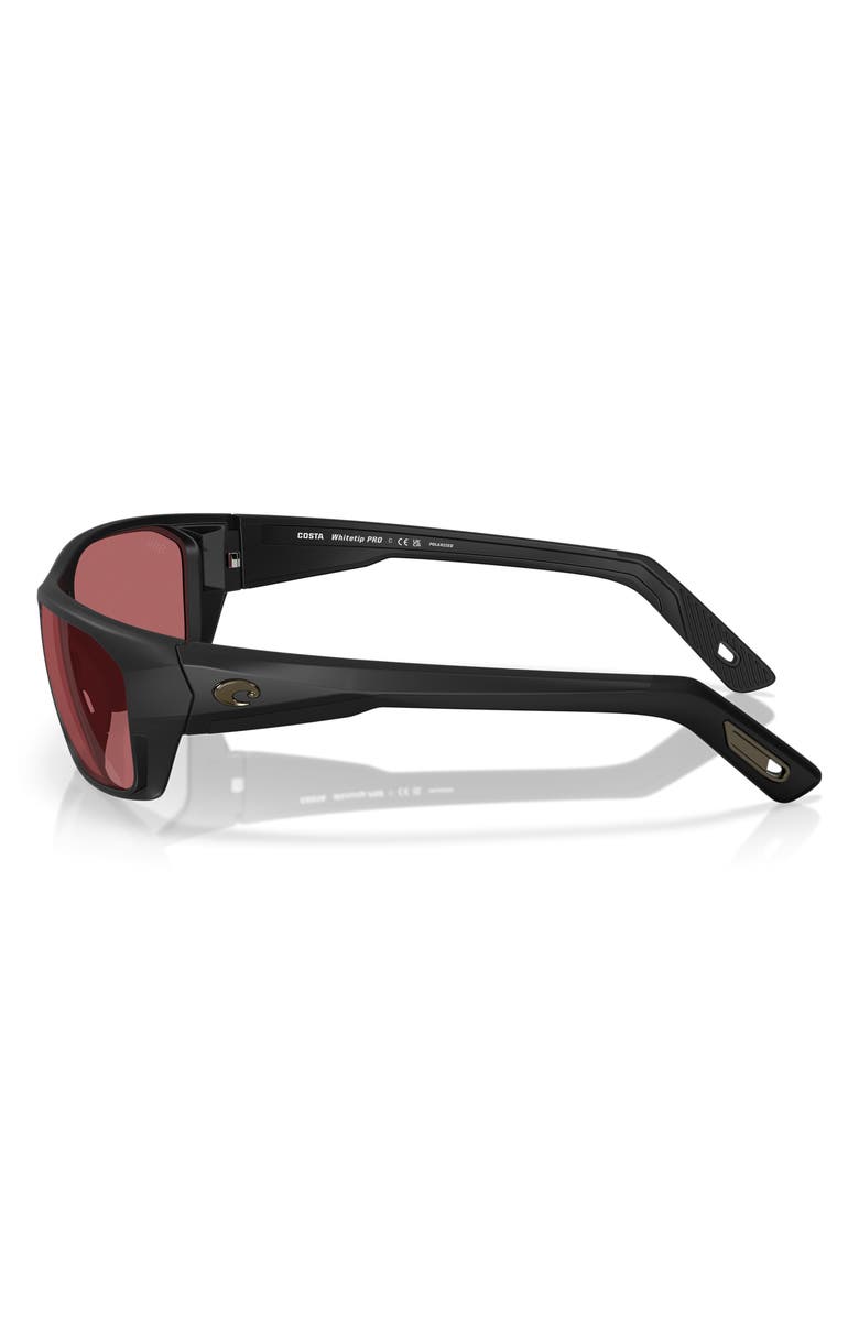 Costa Del Mar Whitetip Pro 57mm Polarized Rectangular Sunglasses, Alternate, color,