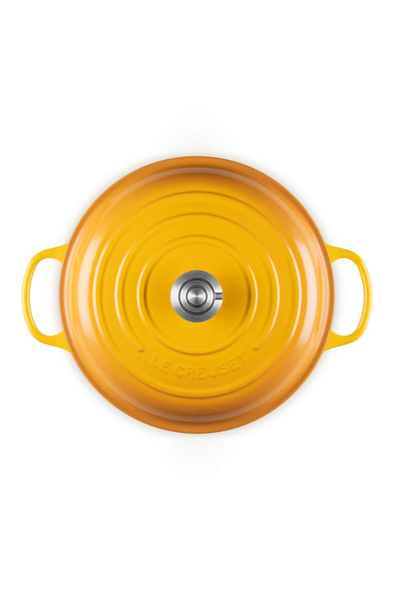 Signature 3.5-Quart Enameled Cast Iron Braiser, Alternate, color, NECTAR