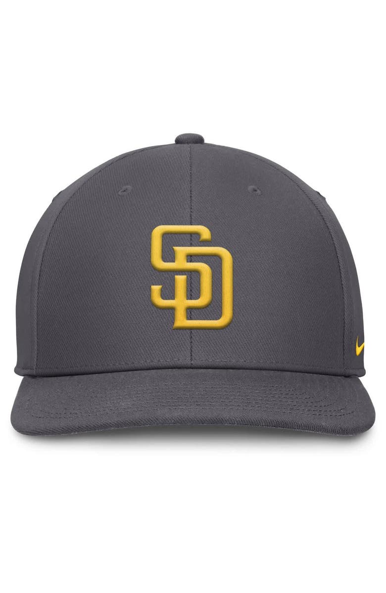 Nike Men's Nike Gray San Diego Padres Pro Performance Snapback Hat, Alternate, color,
