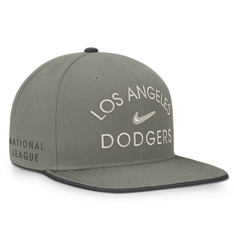 Men's Nike Olive Los Angeles Dodgers Pro Dri-FIT Snapback Hat
