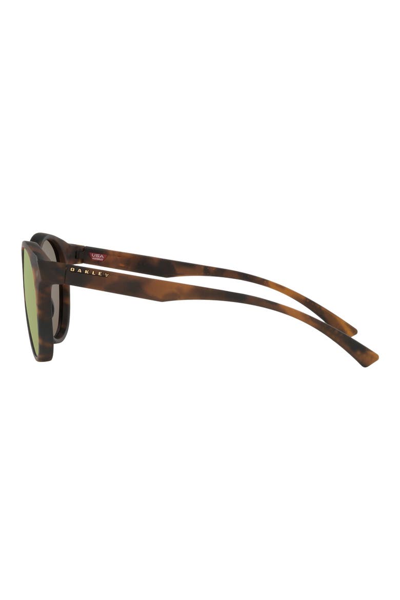 Spindrift 52mm Prizm™ Mirrored Round Sunglasses, Alternate, color, BROWN TORT