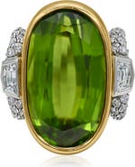 Fred Leighton Peridot & Diamond Cocktail Ring