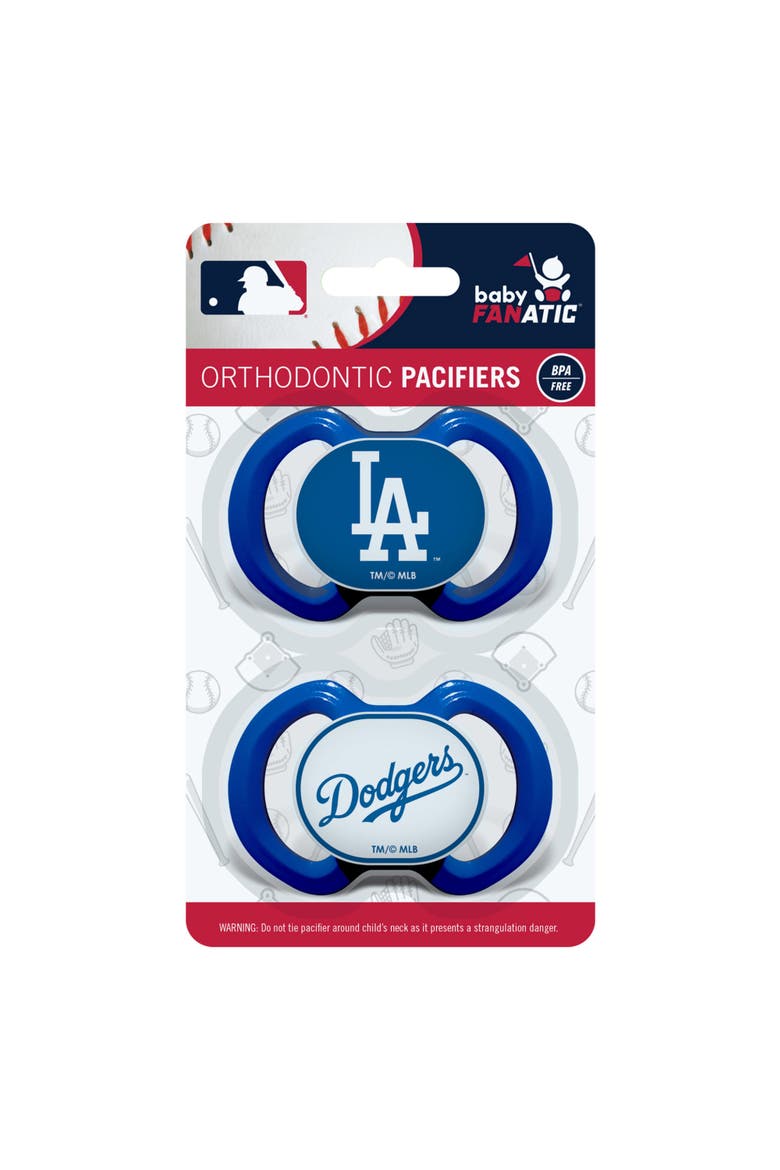 Los Angeles Dodgers Pacifier 2-Pack, Alternate, color, Multicolor