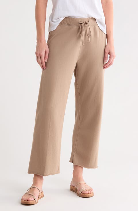 French Terry Raw Edge Sweatpants