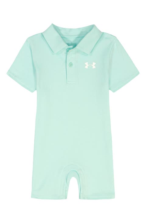 UA Solid Cotton Polo Romper (Baby)