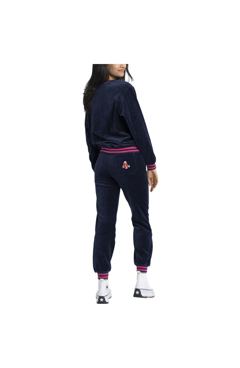 LUSSO Womens Lusso  Navy Boston Red Sox Neely Naveen Set, Alternate, color, Navy