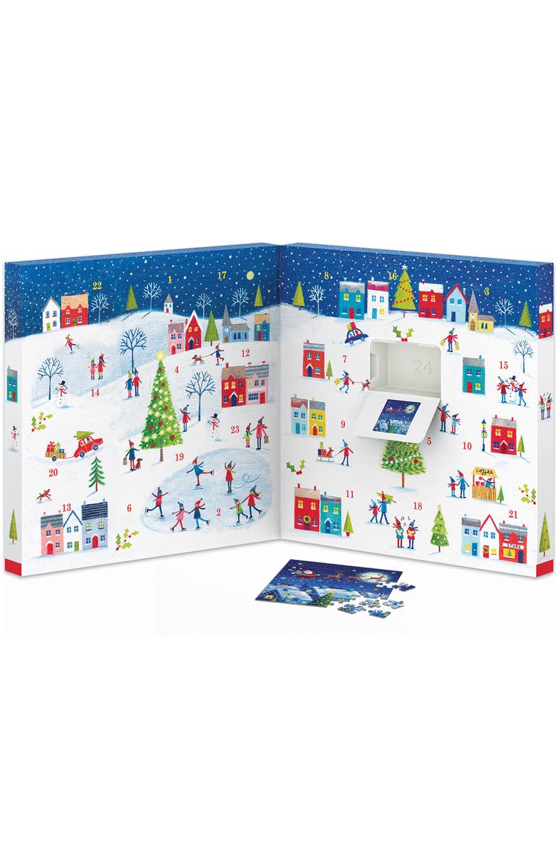 Eurographics Puzzle Advent Calendar Christmas Town, Alternate, color,
