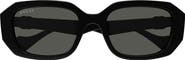 Gucci 54mm Rectangular Sunglasses