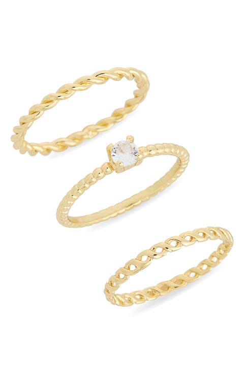 3-Pack Assorted Rings