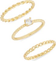 NORDSTROM RACK 3-Pack Assorted Rings