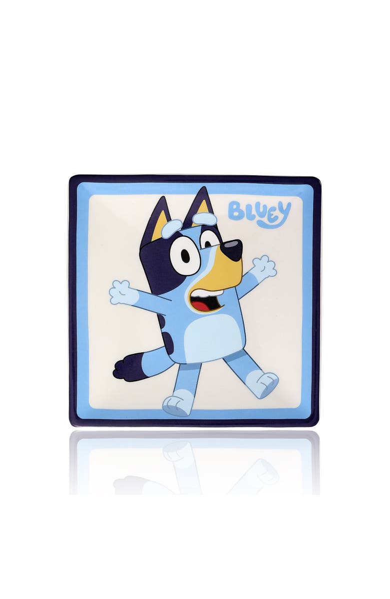 BLUEY Ceramic Trinket Dish Jewelry Holder, Main, color, Blue