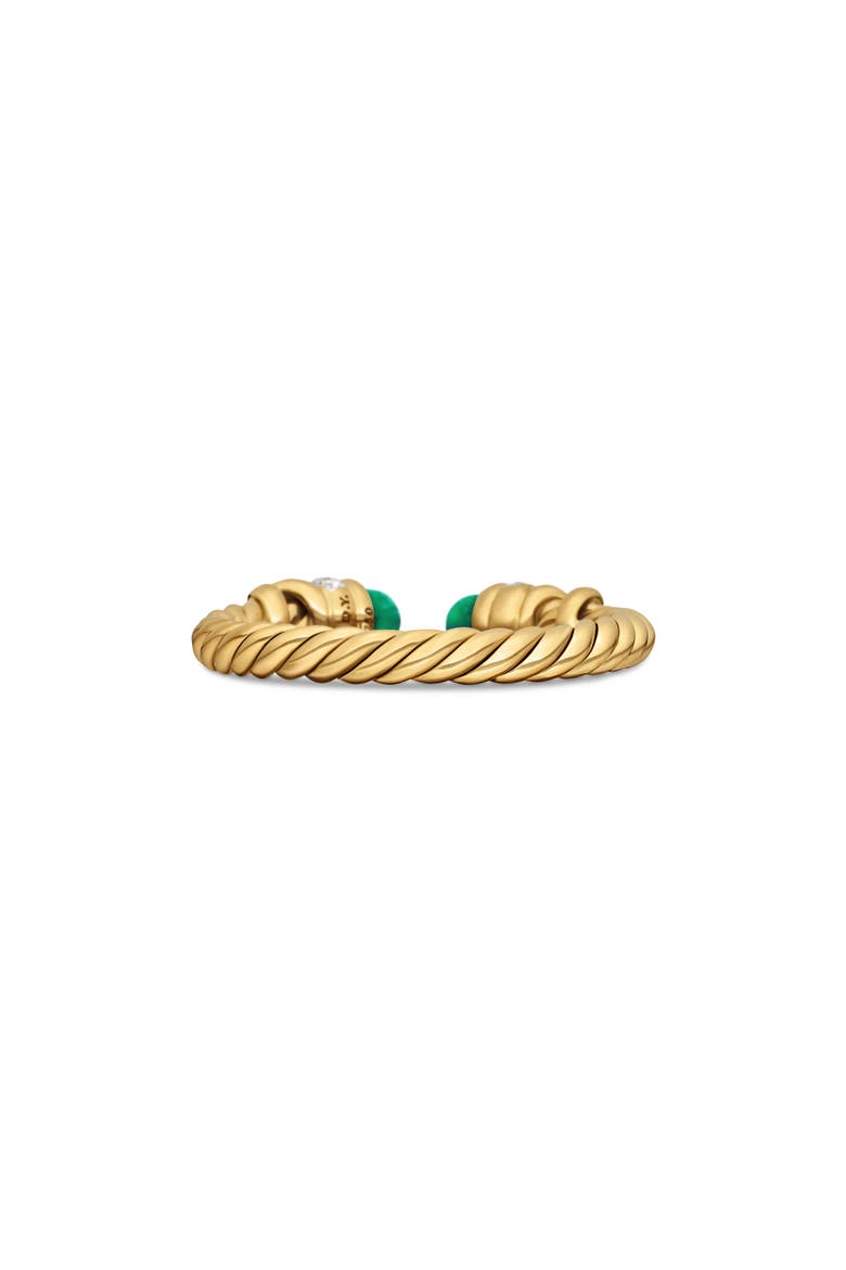 Petite Helena Open Ring, Alternate, color, EMERALD