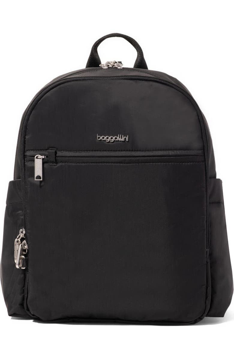 BAGGALLINI Securtex<sup>®</sup> Anti-Theft Getaway Backpack, Main, color, Black