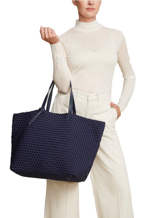 Shop Naghedi Jetsetter Large Tote In Ink Blue