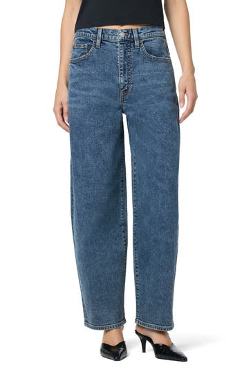 Hudson Jeans High Waist Barrel Leg Jeans In Blue