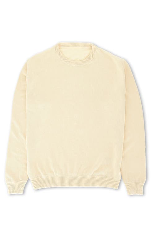 Fortela Rover Cotton Crewneck Sweater In Neutral