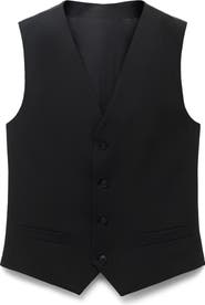 MANGO Paris Superslim Fit Suit Vest