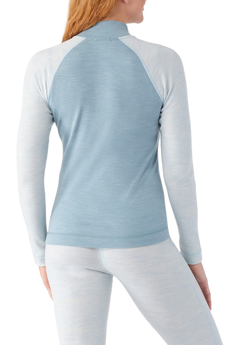 Smartwool Classic Thermal Quarter Zip Merino Wool Base Layer Top, Alternate, color, 