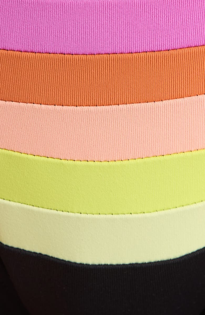 Rip Curl Surf Stripe Cheeky Bikini Bottoms, Alternate, color, Black