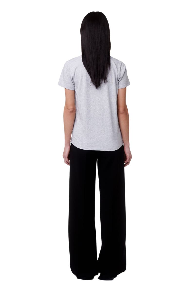 Another Tomorrow V-NECK TEE, Alternate, color, Heather Grey