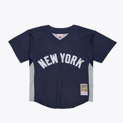 Men's Mitchell & Ness CC Sabathia Navy New York Yankees 2009 Authentic Batting Practice Jersey