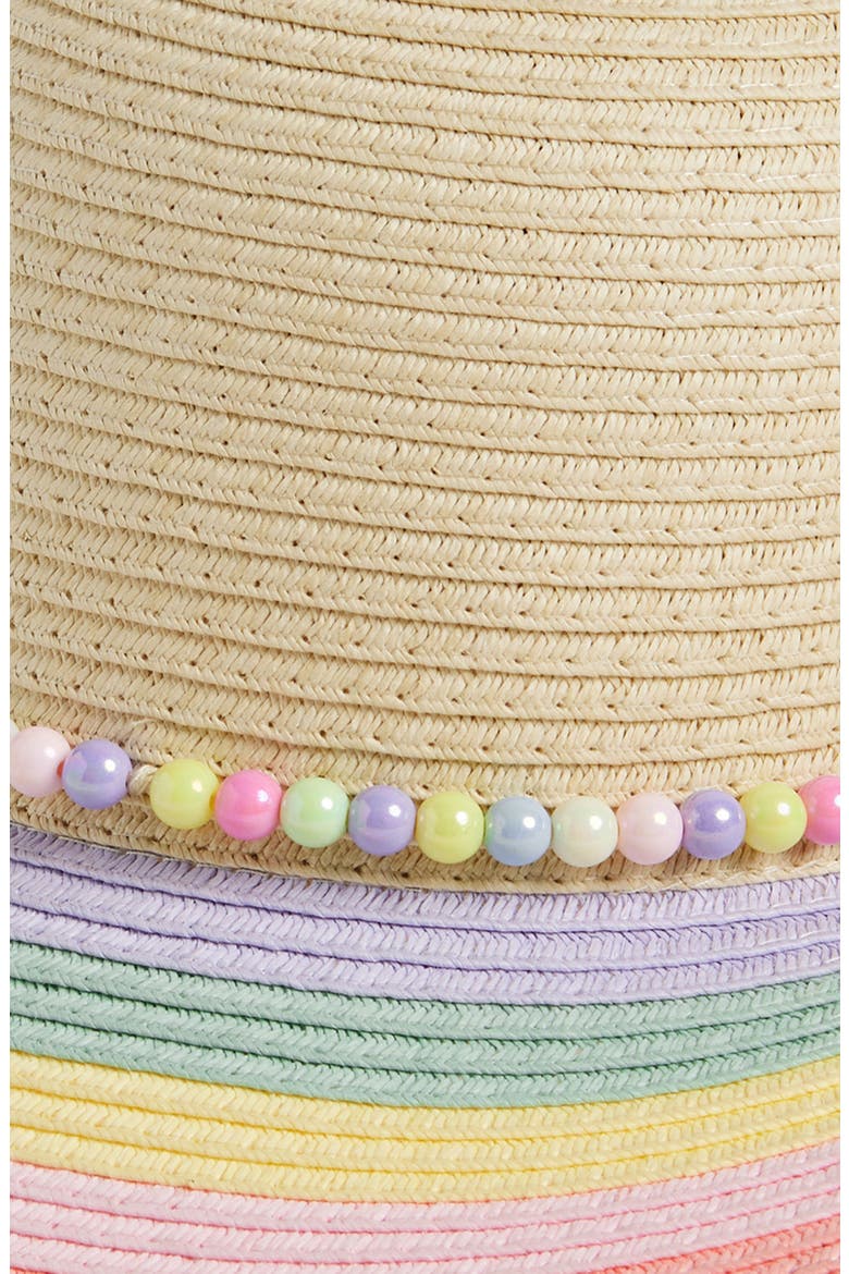Kids' Stripe Floppy Sun Hat, Alternate, color, MULTI COMBO
