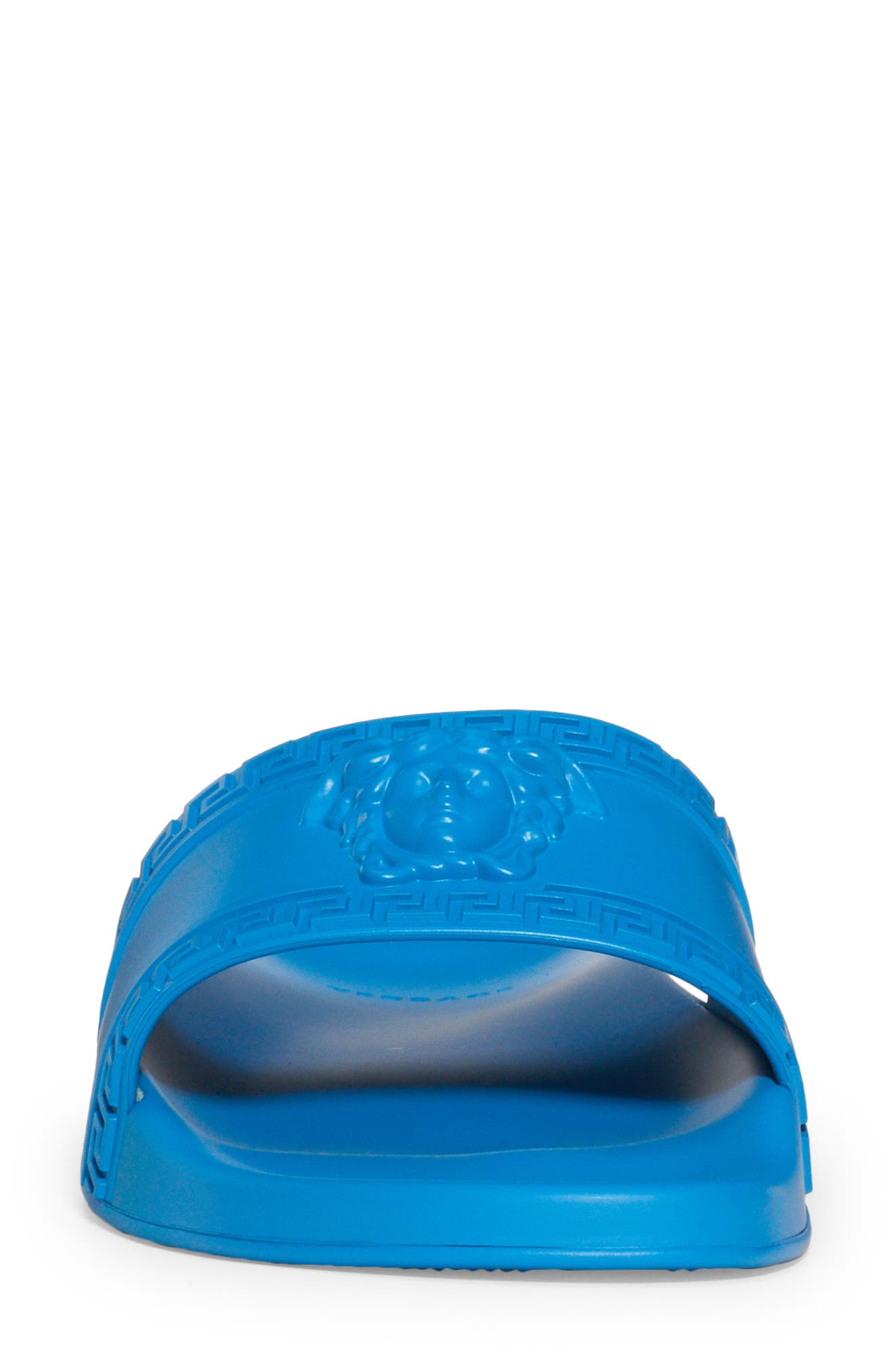 Palazzo Medusa Slide Sandal, Alternate, color, TEAL
