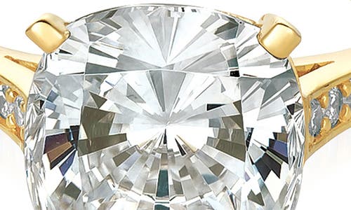 Crislu Bliss Cubic Zirconia Ring In Gold