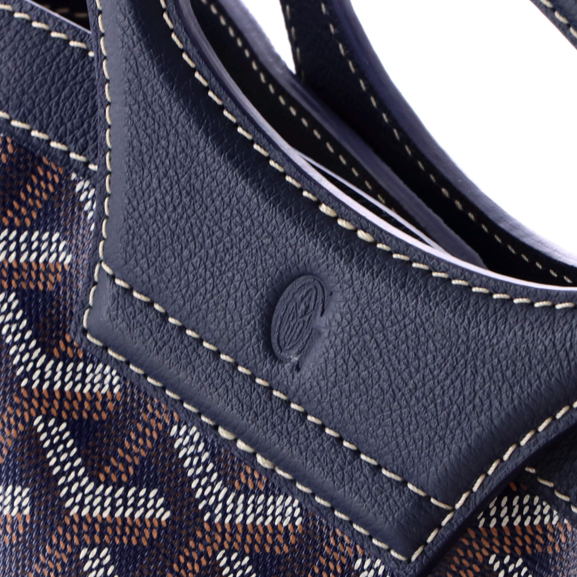 Pre-Owned Goyard Beluga Bag Coated Canvas Mini, Alternate, color, Blue