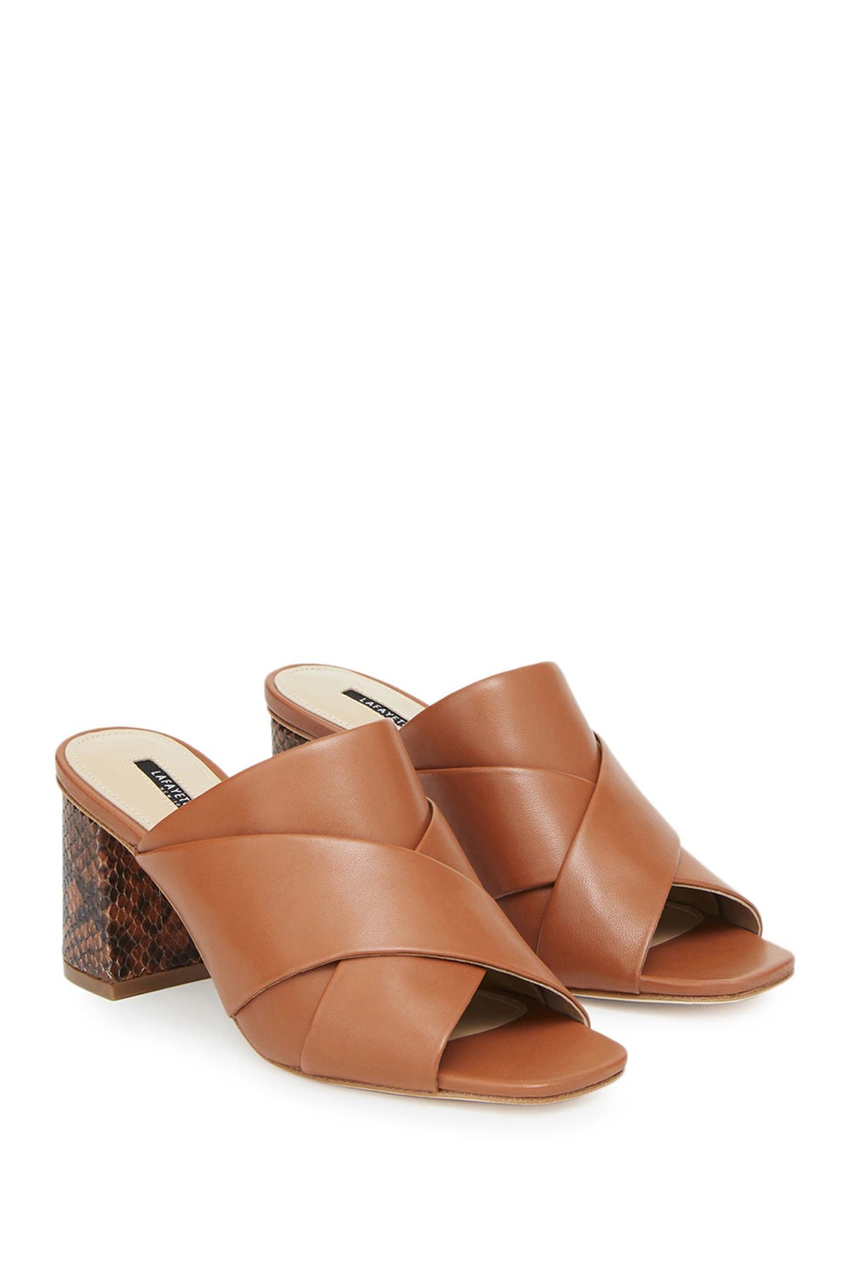 Lafayette 148 New York Kallan Snake Embossed Mule, Main, color, 