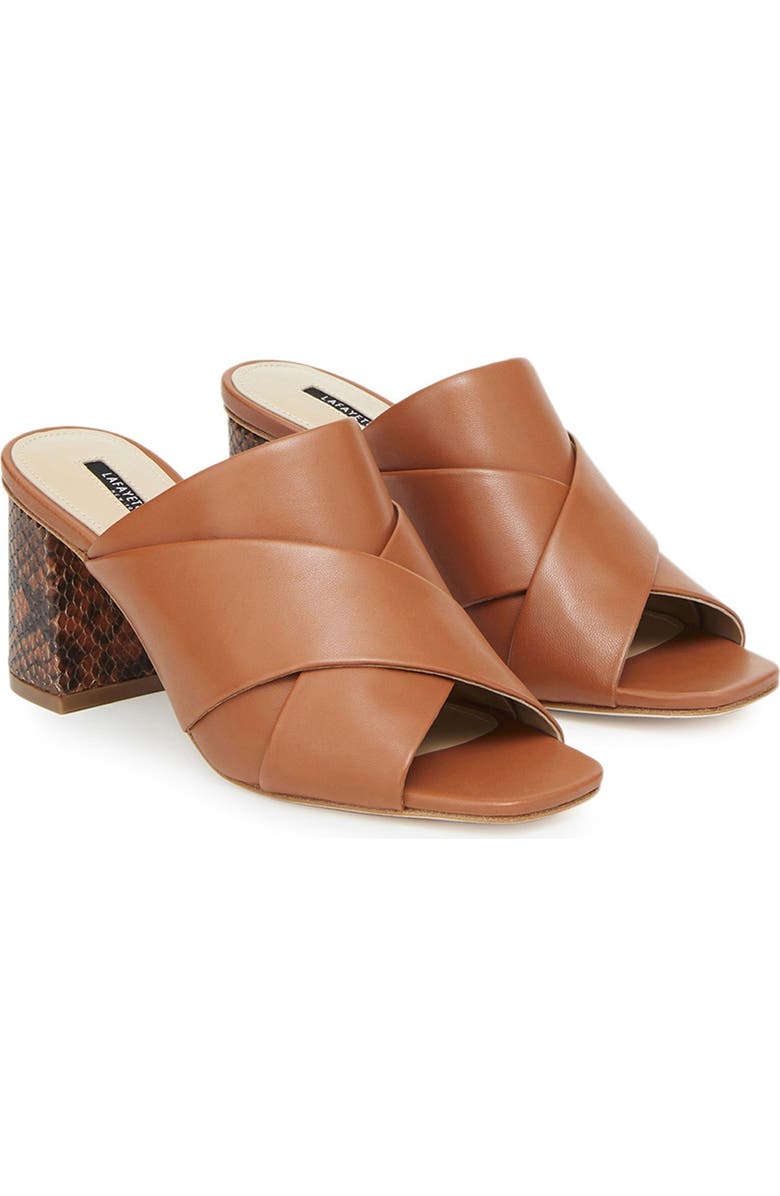 Lafayette 148 New York Kallan Snake Embossed Mule, Main, color,