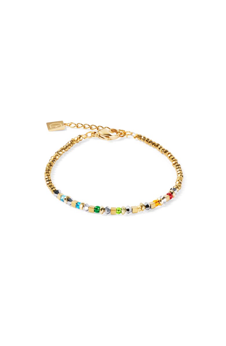 COEUR DE LION Golden Whisper Rainbow Bracelet, Main, color, Rainbow