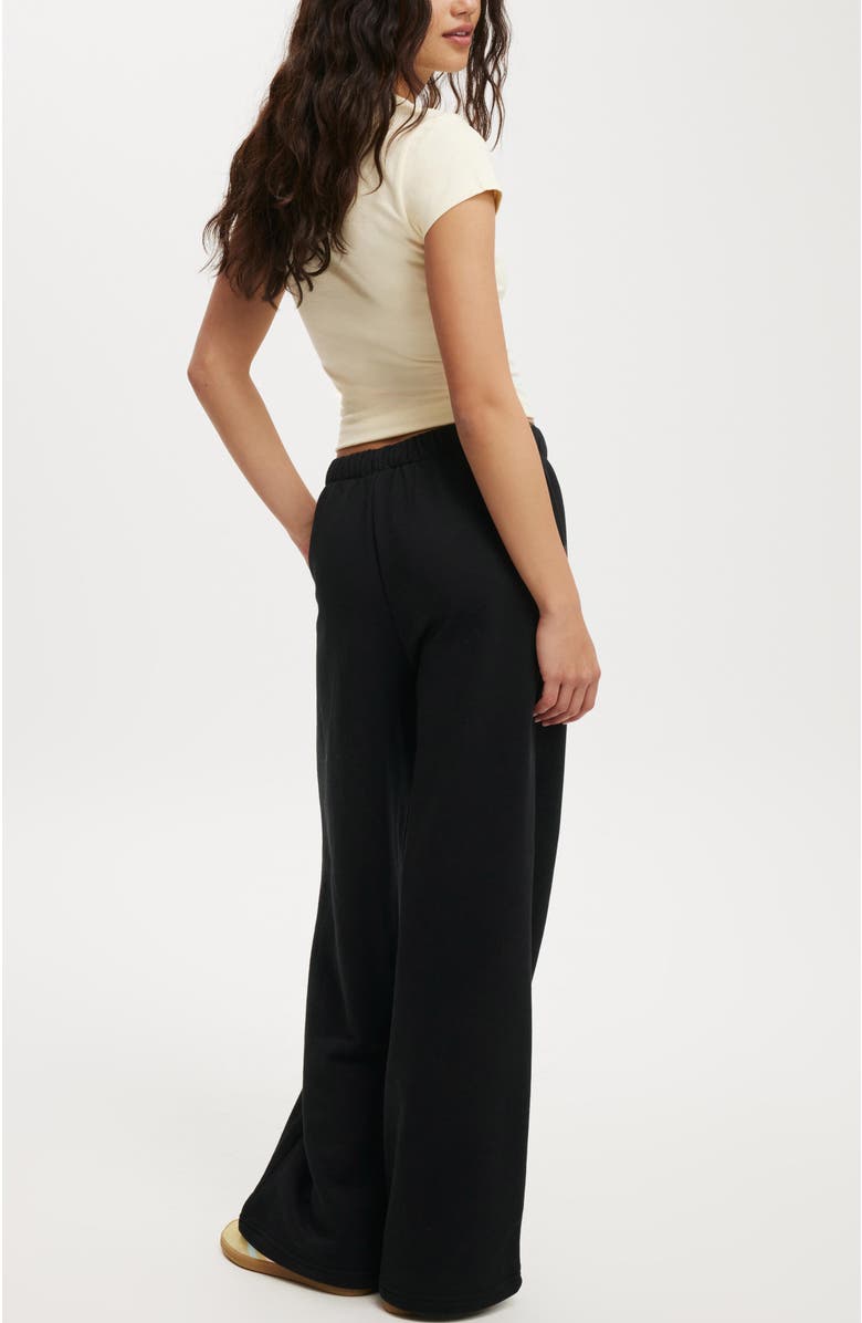 Cotton On Women's Classic Fleece Wide Leg Sweatpant, Alternate, color, 