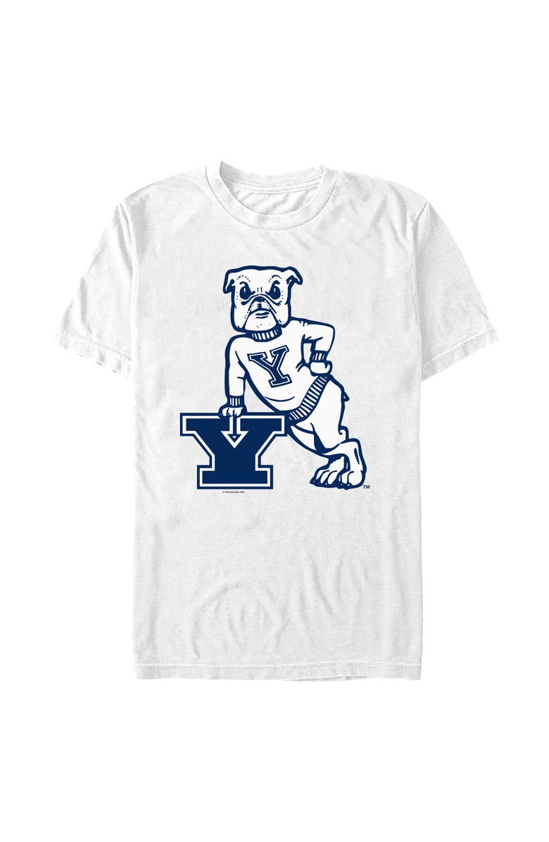 Yale University Men's Yale University Handsome Dan Pose Graphic T-Shirt, Main, color, White