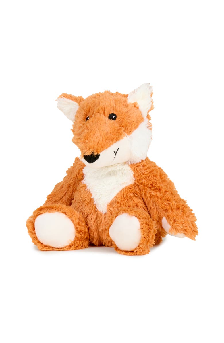Warmies Fox Plush Toy, Main, color, Medium Orange