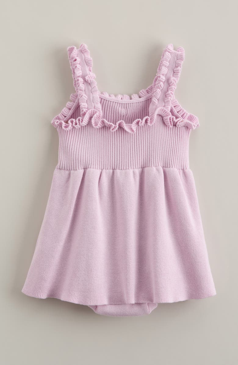 Nordstrom Ruffle Accent Skirted Sweater Bodysuit, Alternate, color, Pink Windsome