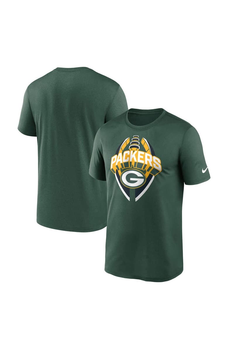 Nike Men's Nike Green Green Bay Packers Big & Tall Primetime Legend Icon Performance T-Shirt, Alternate, color, Green