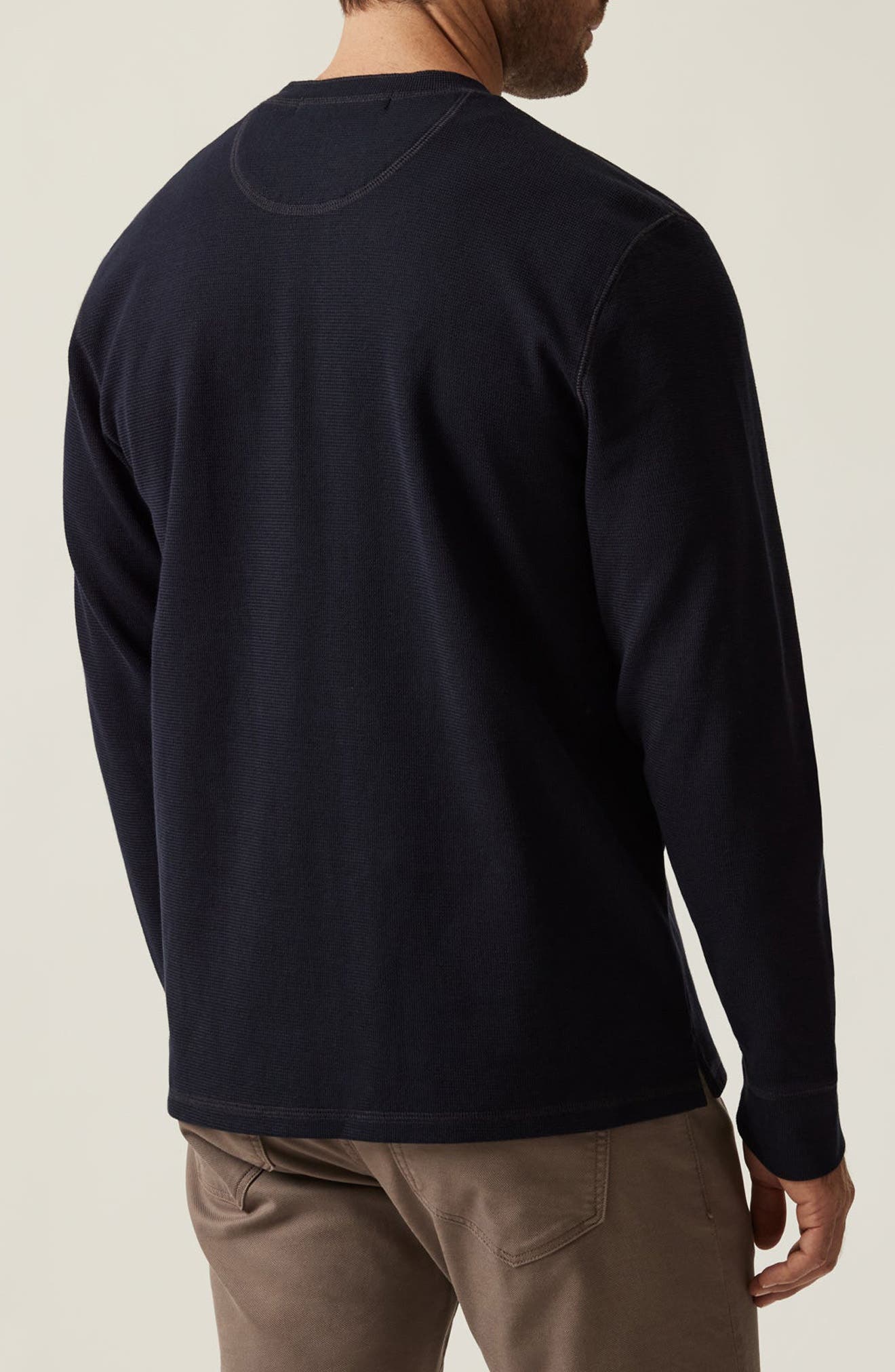 Long Sleeve Pima Cotton Blend Henley - image 2